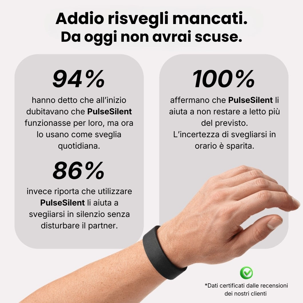 Sistema di Risveglio a Vibrazione - PulseSilent