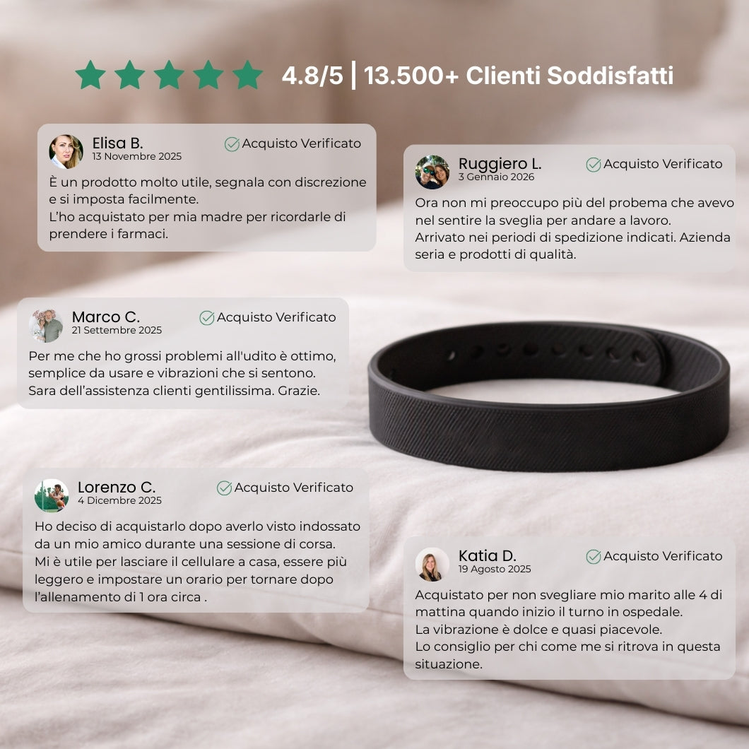 Sistema di Risveglio a Vibrazione - PulseSilent